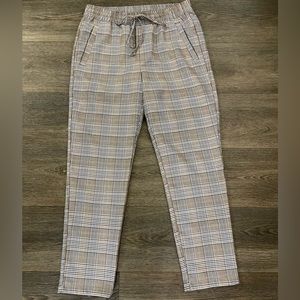 F21 plaid pants